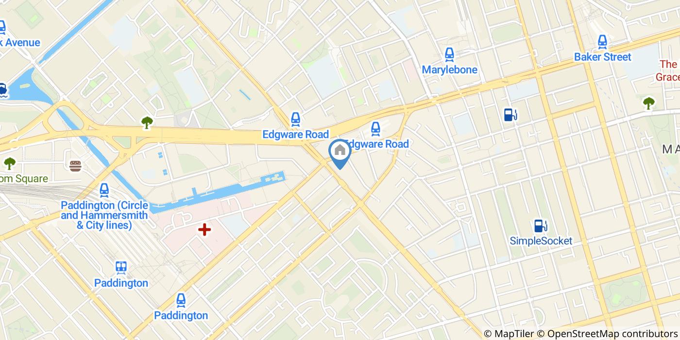 Studio Flat, Edgware Road, W2