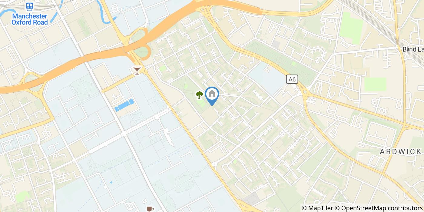 Room in a Shared House, Haymans Walk, M13