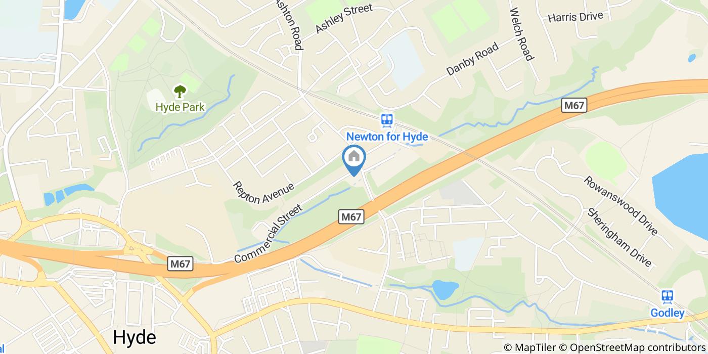 2 Bed Flat, Commercial St, SK14