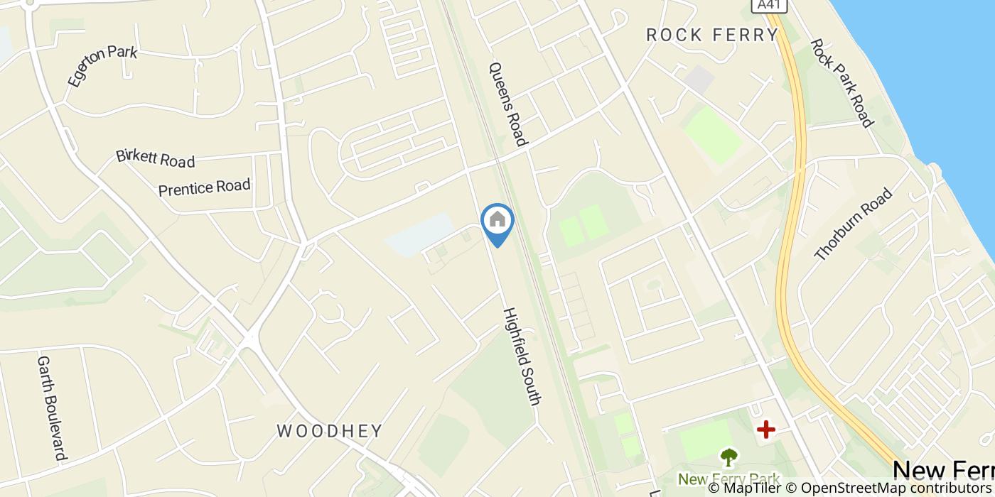 1 Bed Flat, Highfield South, CH42
