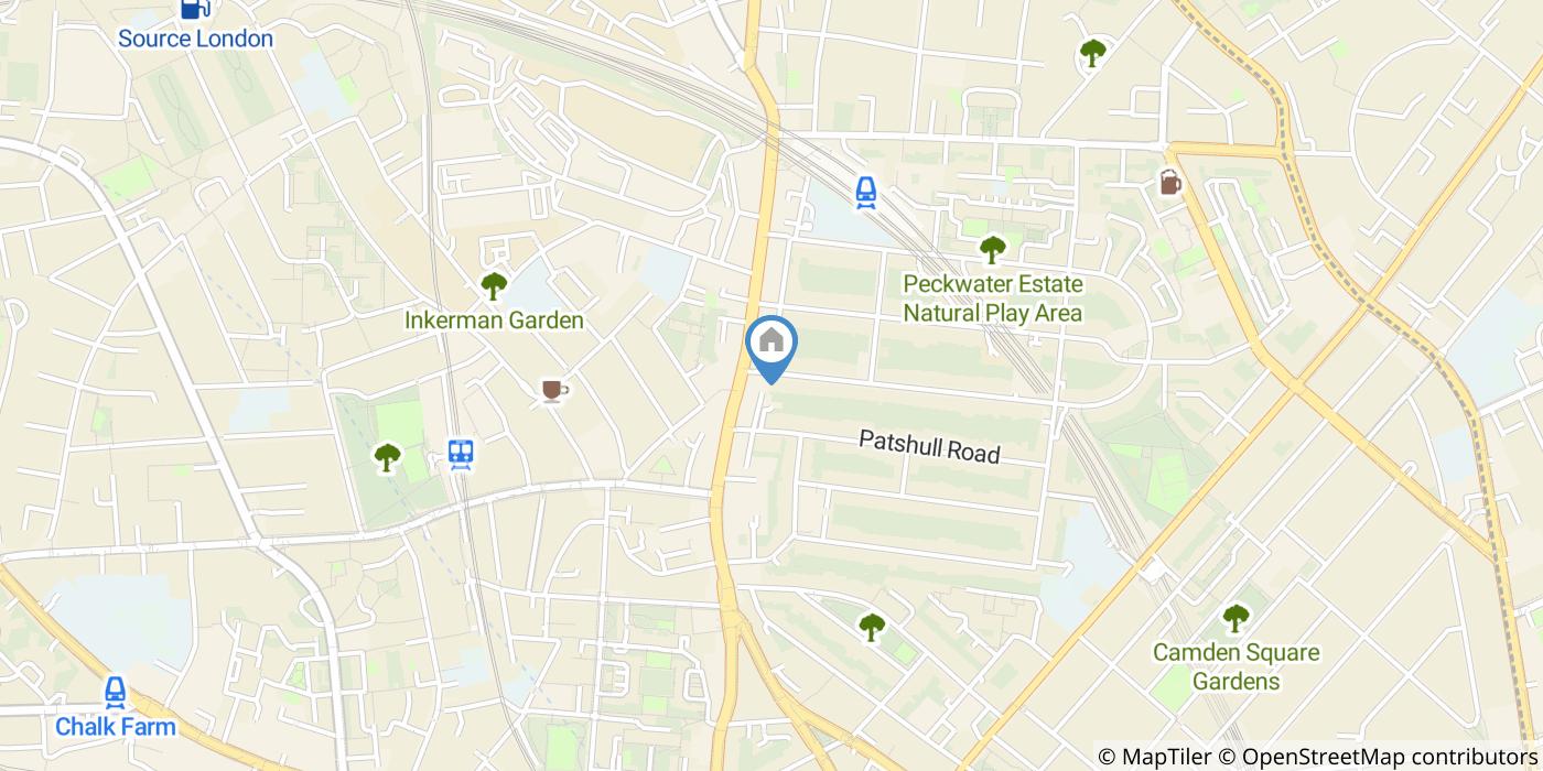 Room in a Shared Flat, Gaisford Street, NW5