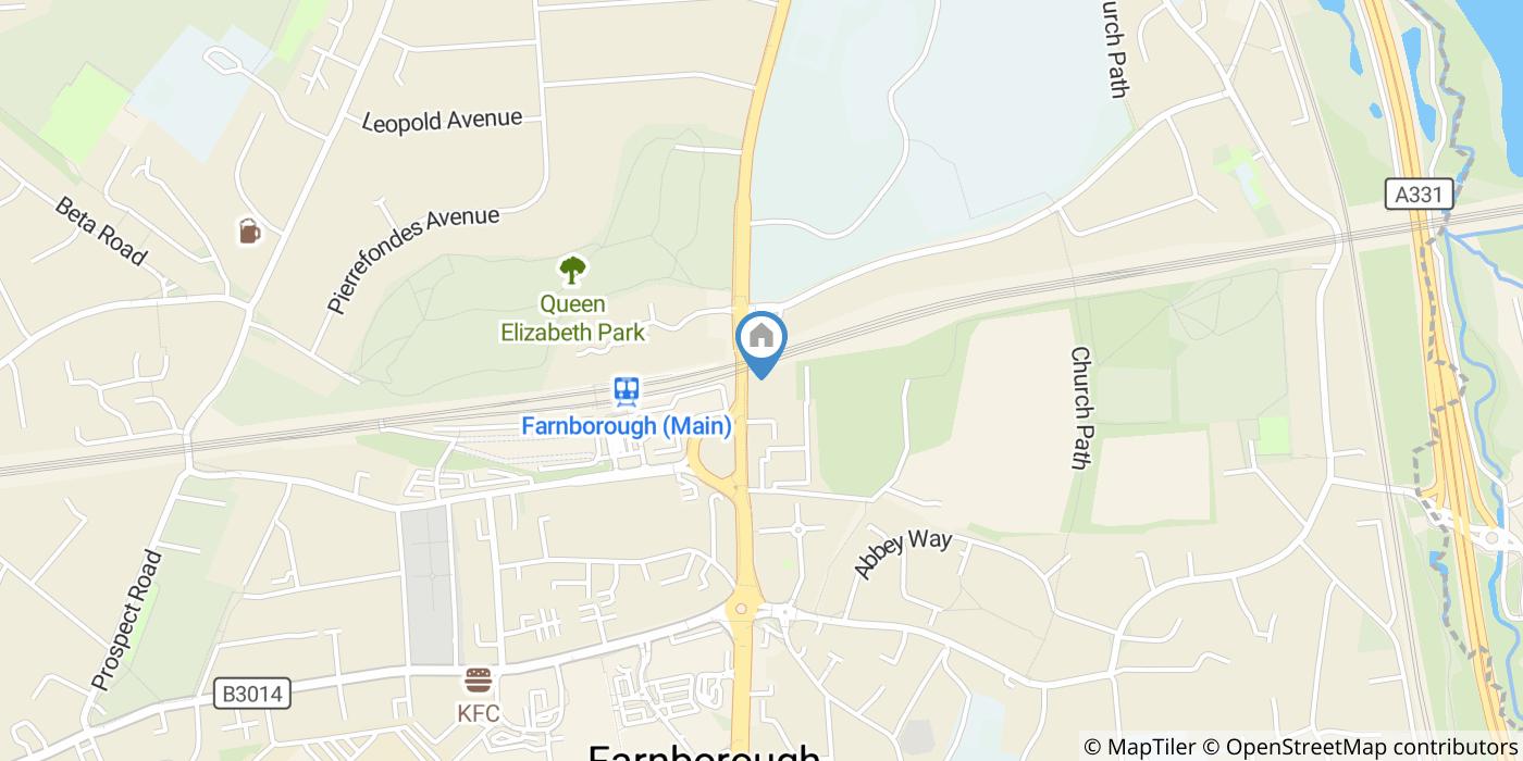 2 Bed Flat, Farnborough Road, GU14