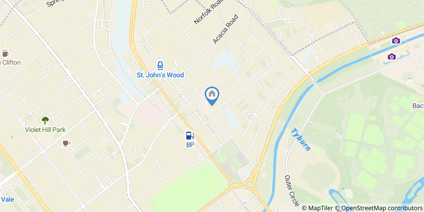 Studio Flat, St. Johns Wood High Street, NW8