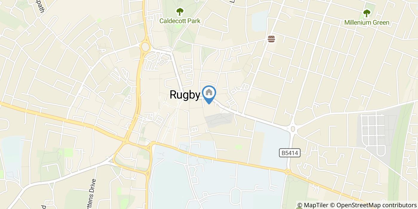 1 Bed Flat, Rugby, CV21