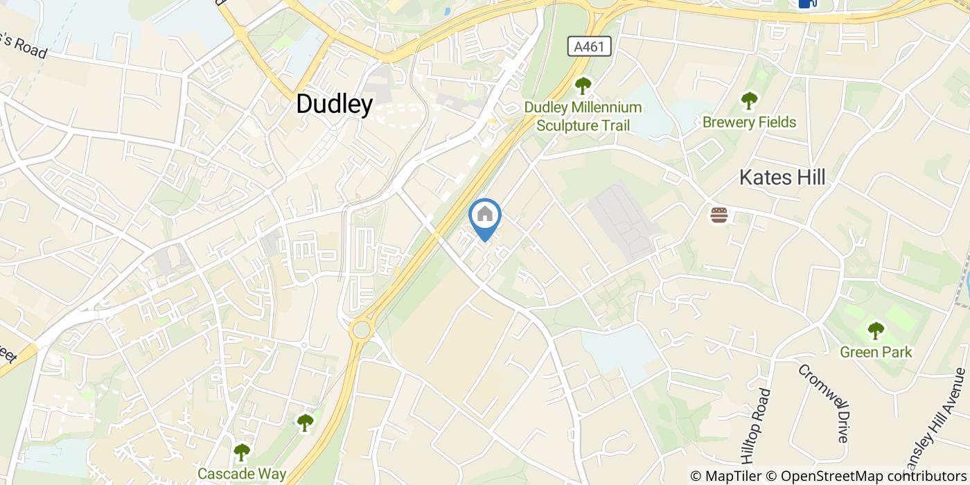 2 Bed Flat, North St, DY2