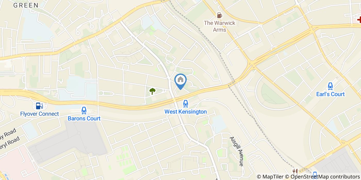 1 Bed Flat, West Kensington Court, W14