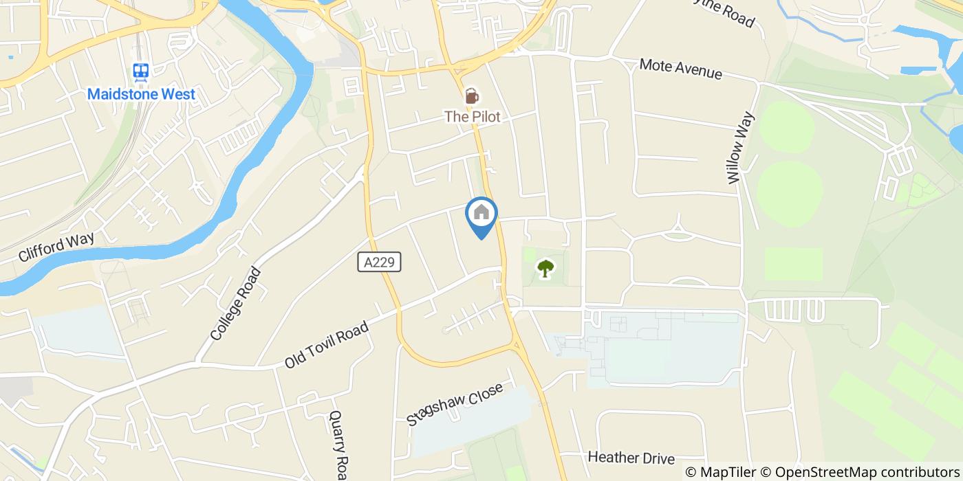 2 Bed Flat, Upper Stone St, ME15