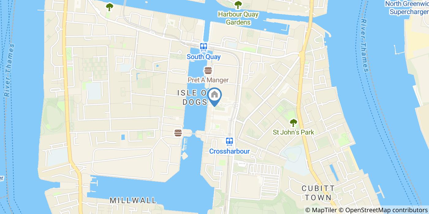 1 Bed Flat, Baltimore Wharf, E14