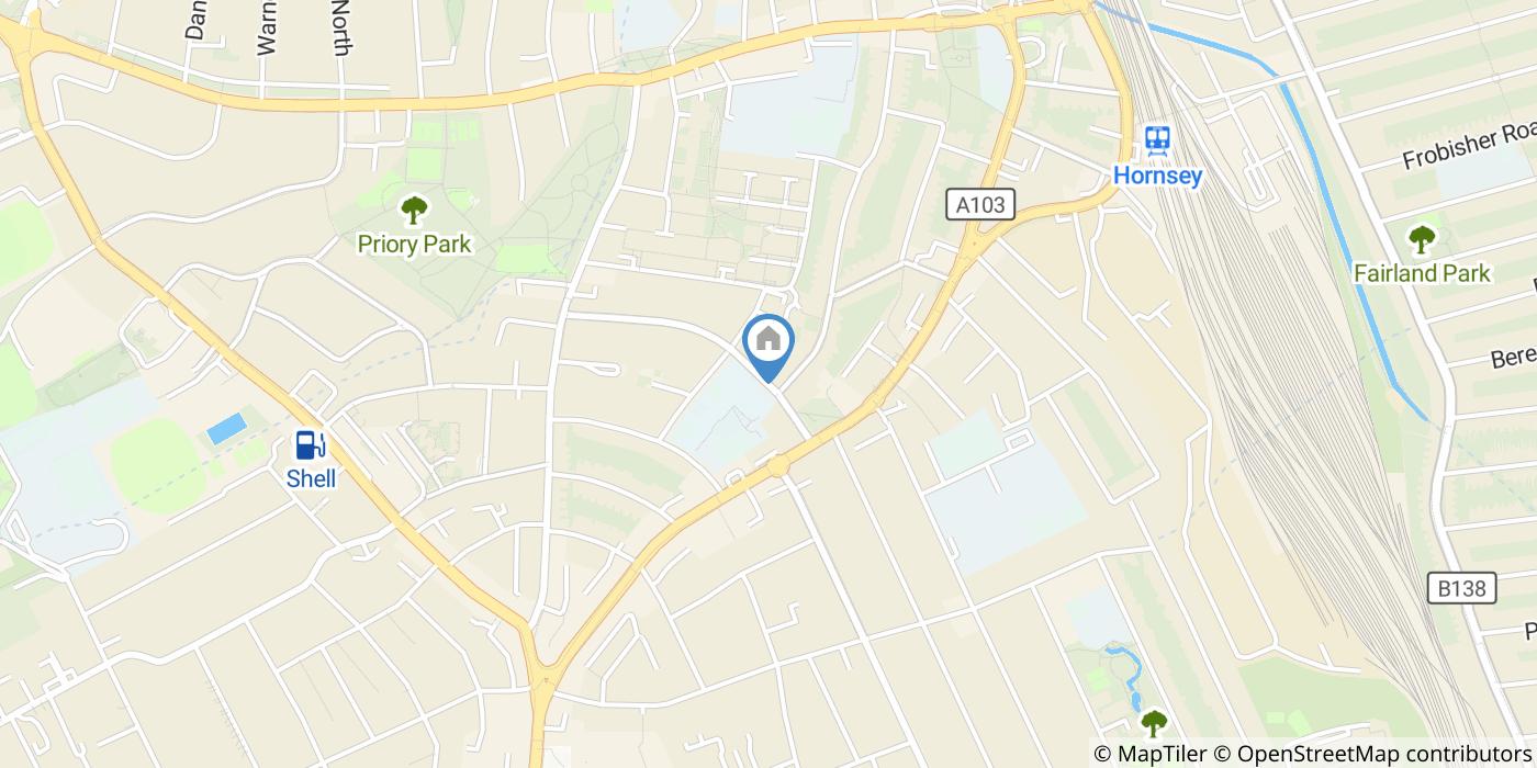 2 Bed Flat, Rokesly Avenue, N8
