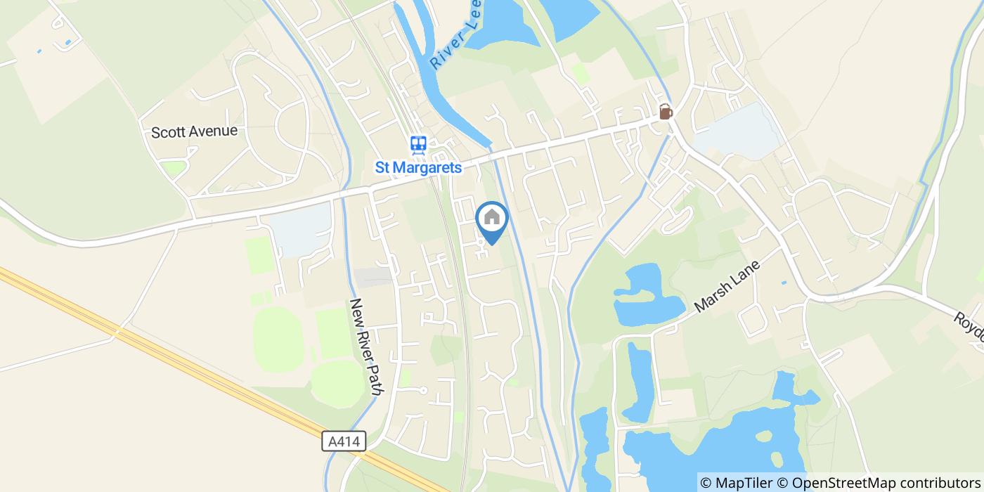 2 Bed Terraced House, Lee Close, SG12