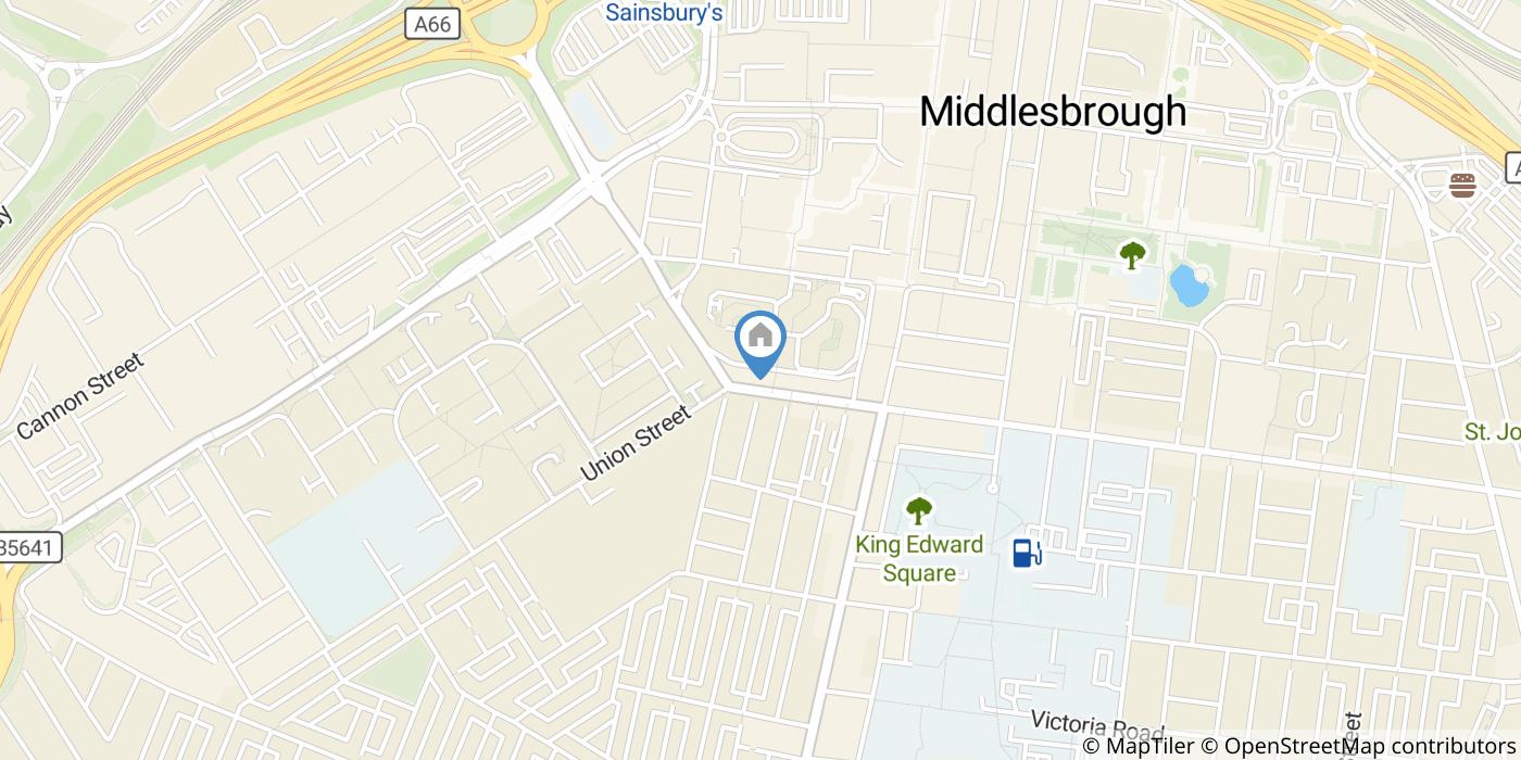 Studio Flat, Borough Road, TS1
