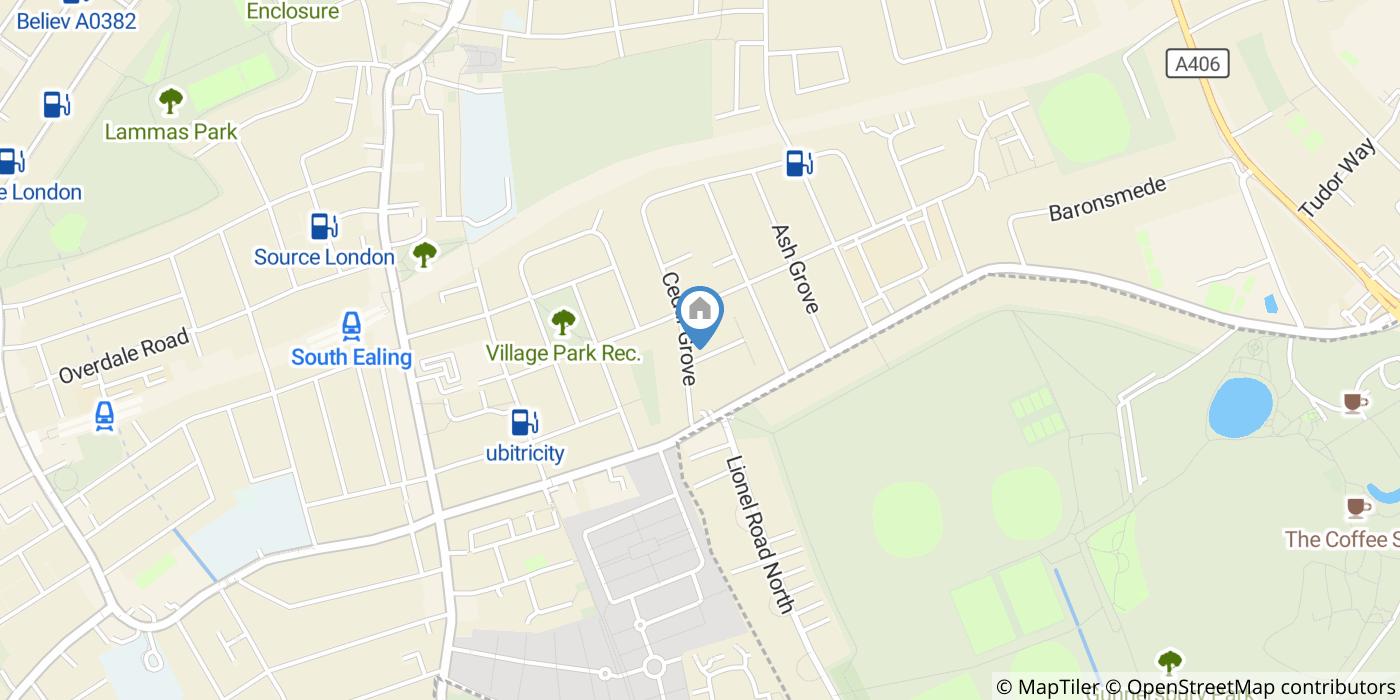 3 Bed Terraced House, Berry Way, W5