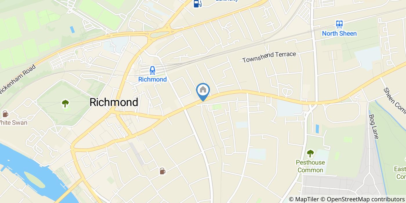 1 Bed Semi-Detached House, Sheen Road, TW9