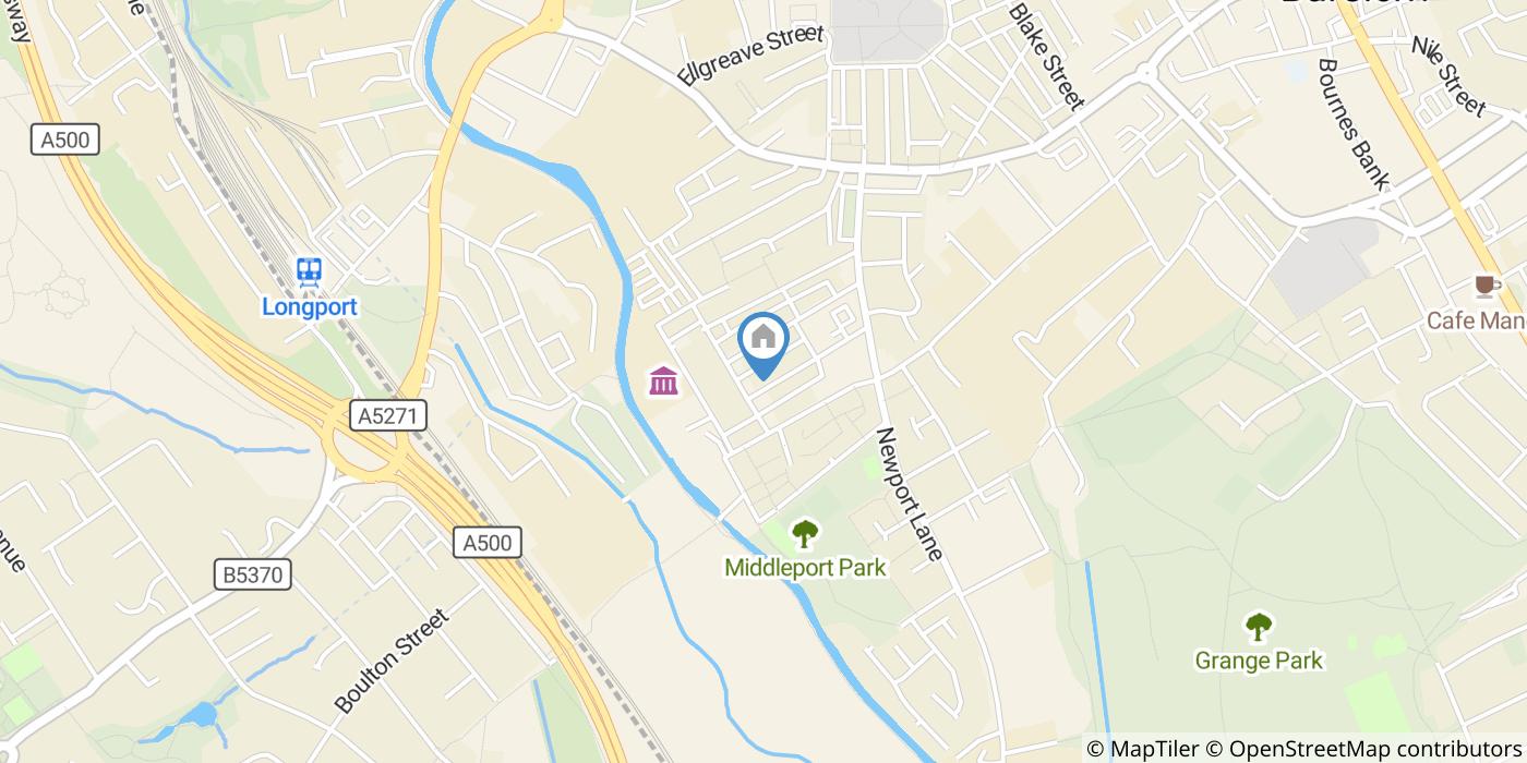 2 Bed Terraced House, Woolrich St, ST6