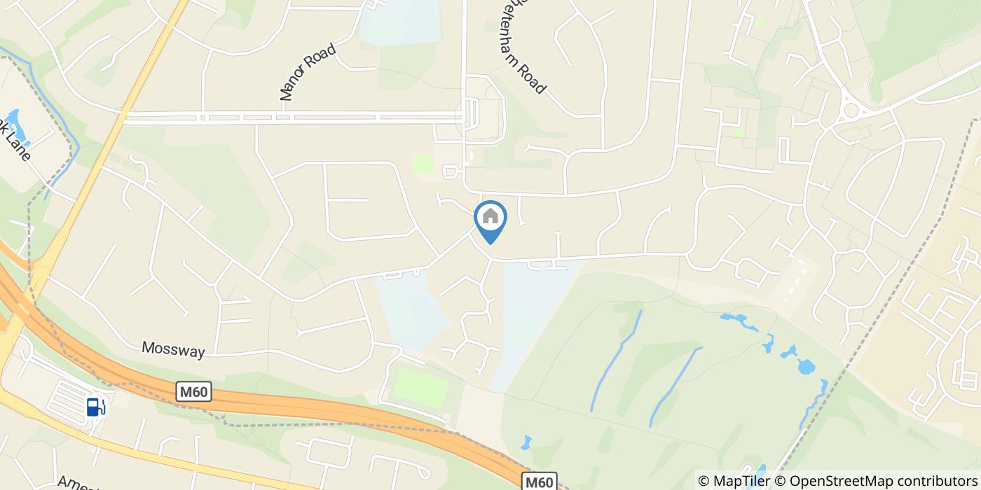 1 Bed Detached House, Evesham Road, M24