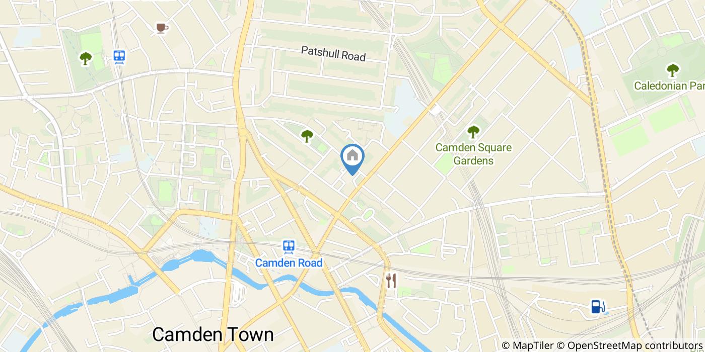 4 Bed Flat, Inwood Court, NW1