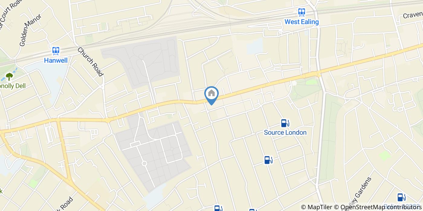 1 Bed Flat, Canberra Road, W13