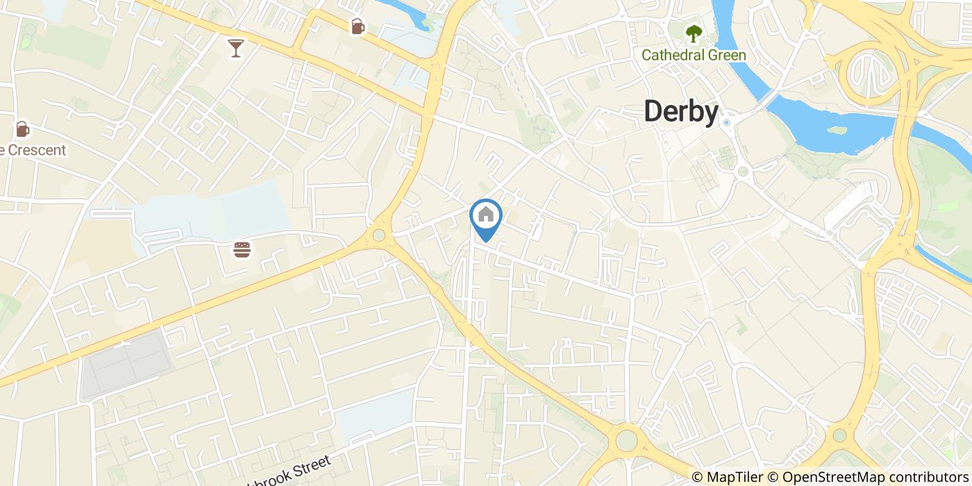 Studio Flat, Derwent Court, DE1