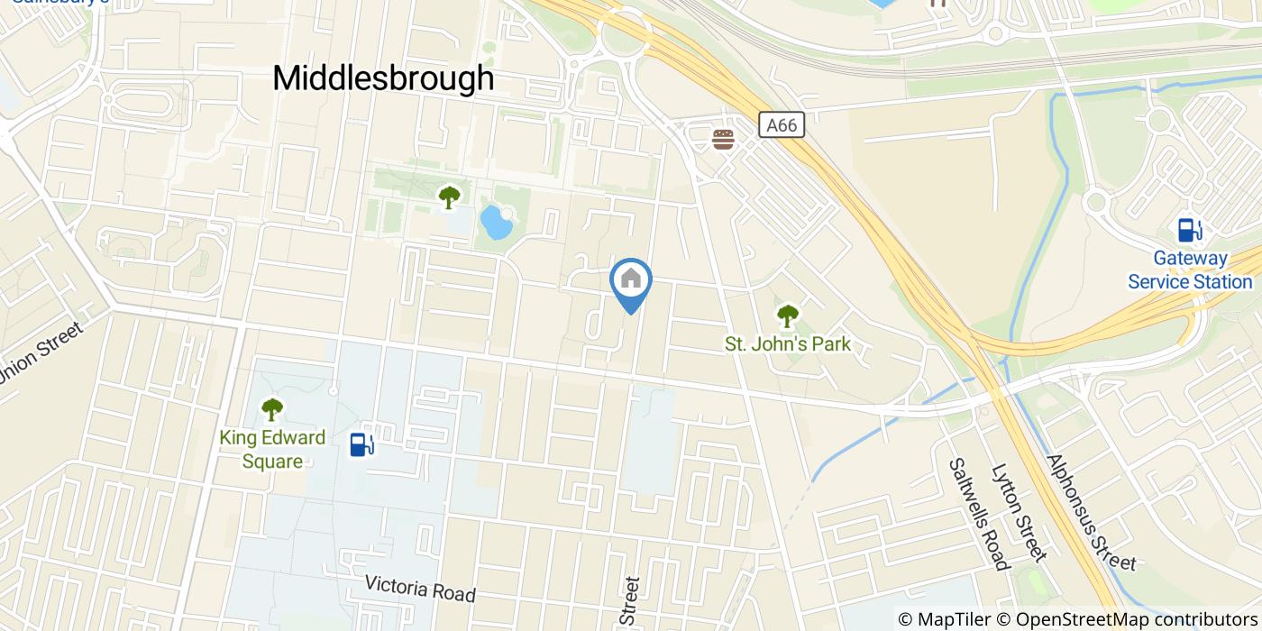 Room in a Shared House, Abingdon Road, TS1