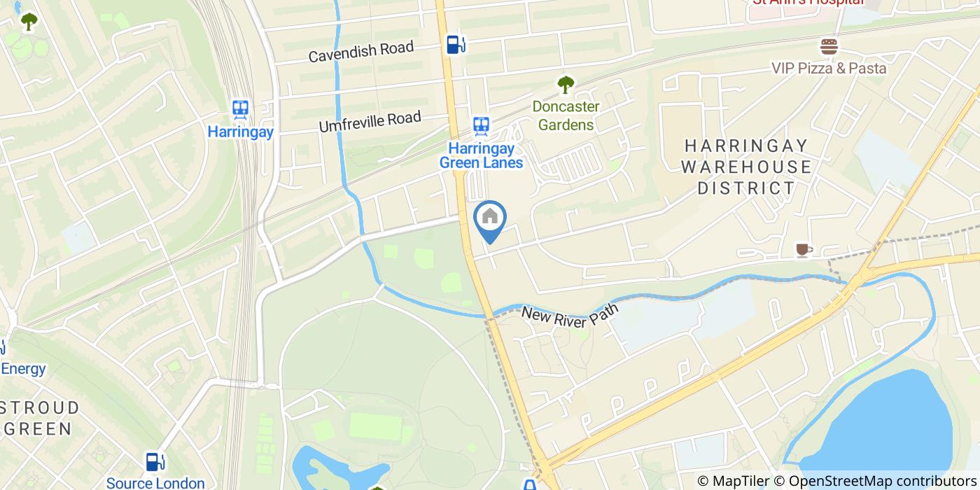 1 Bed Flat, Hermitage Road, N4