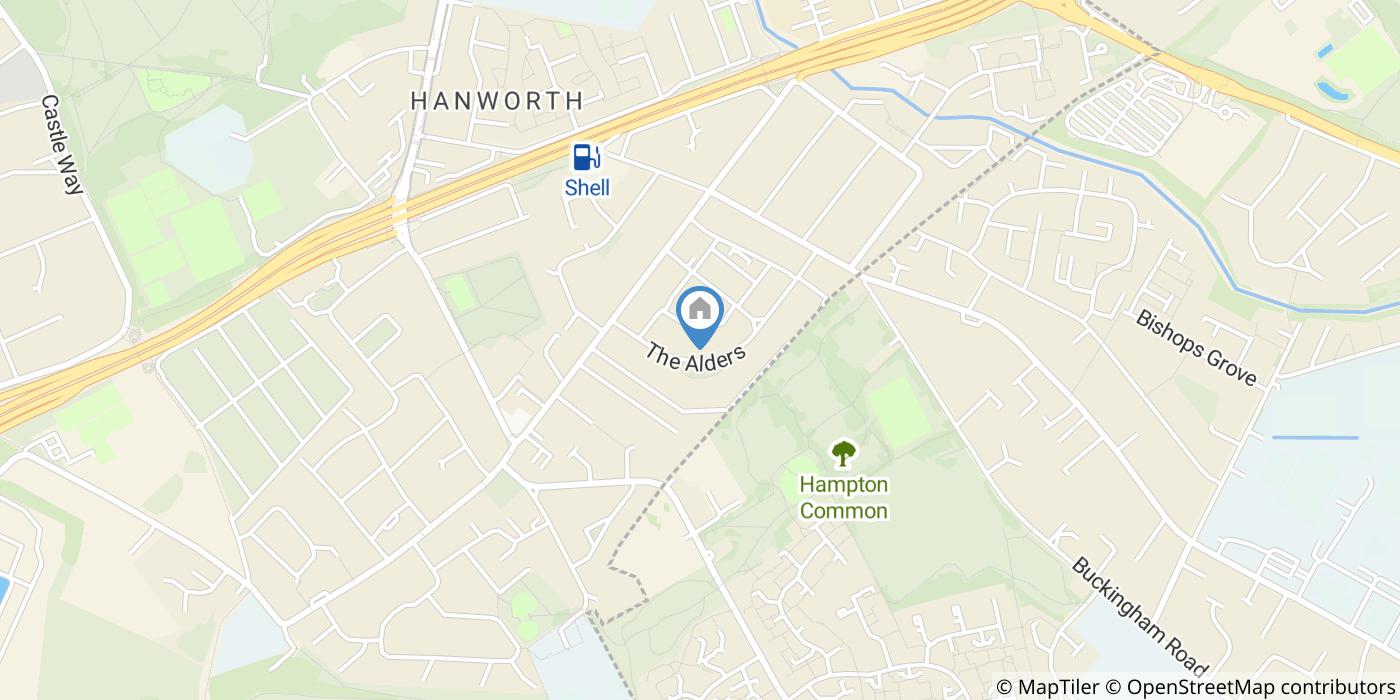 Studio Flat, The Alders, TW13