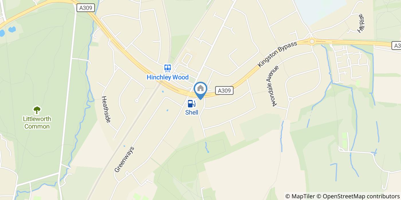 2 Bed Flat, Hillcrest Gardens, KT10