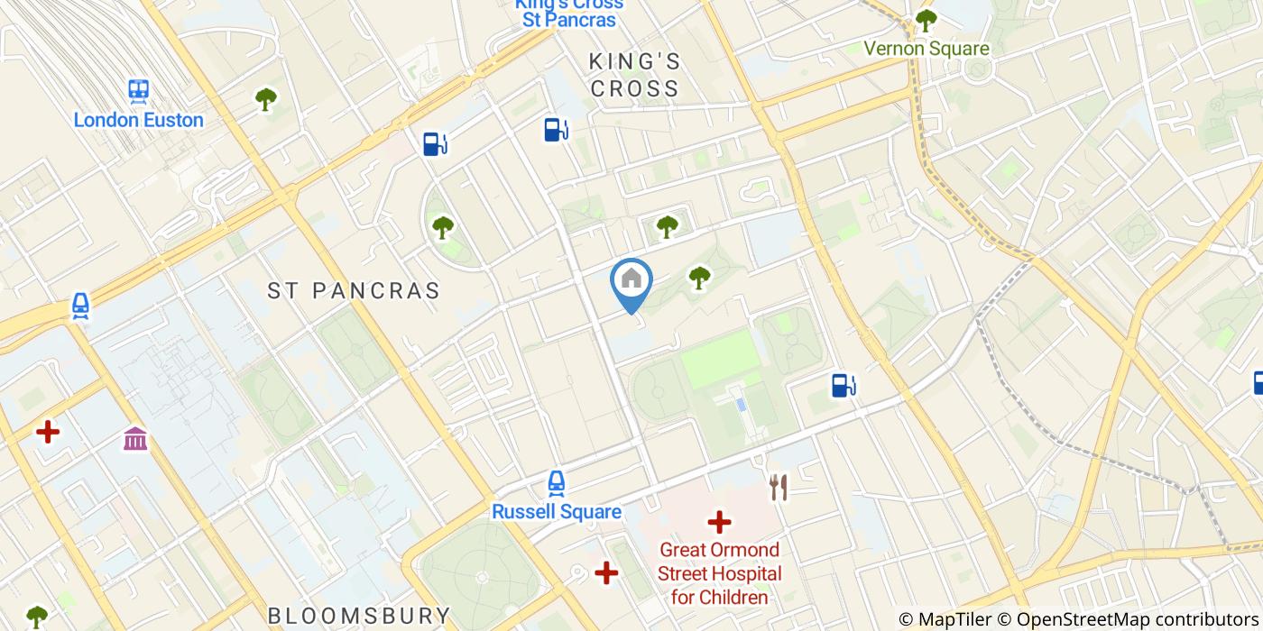 Room in a Shared Flat, Handel St, WC1N