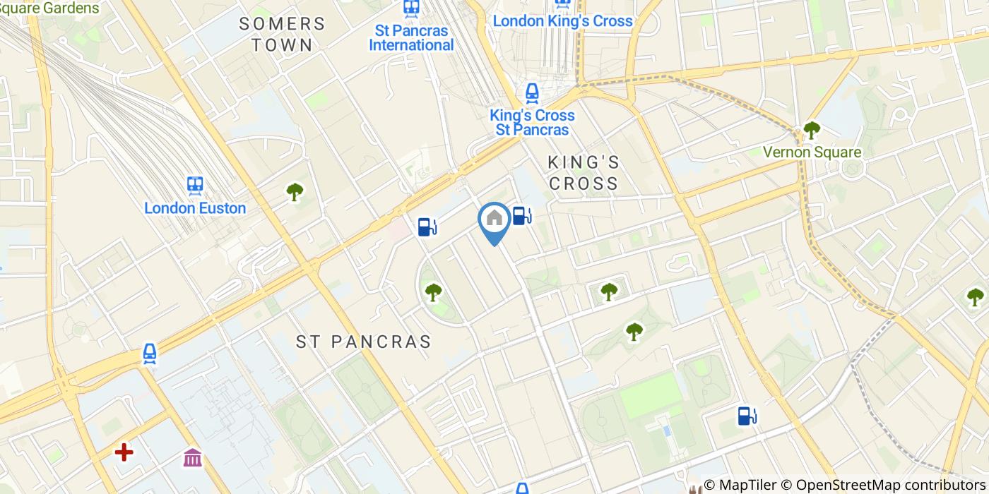 1 Bed Flat, Judd Street, WC1H
