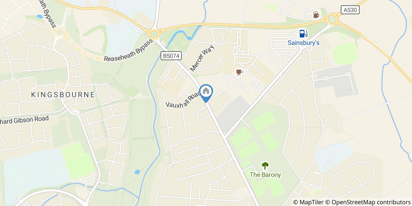 1 Bed Flat, Barony Court, CW5