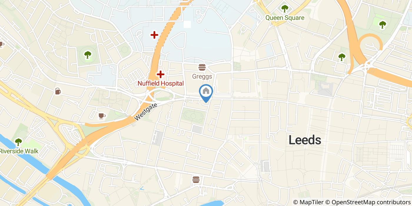1 Bed Flat, Park Square East, LS1