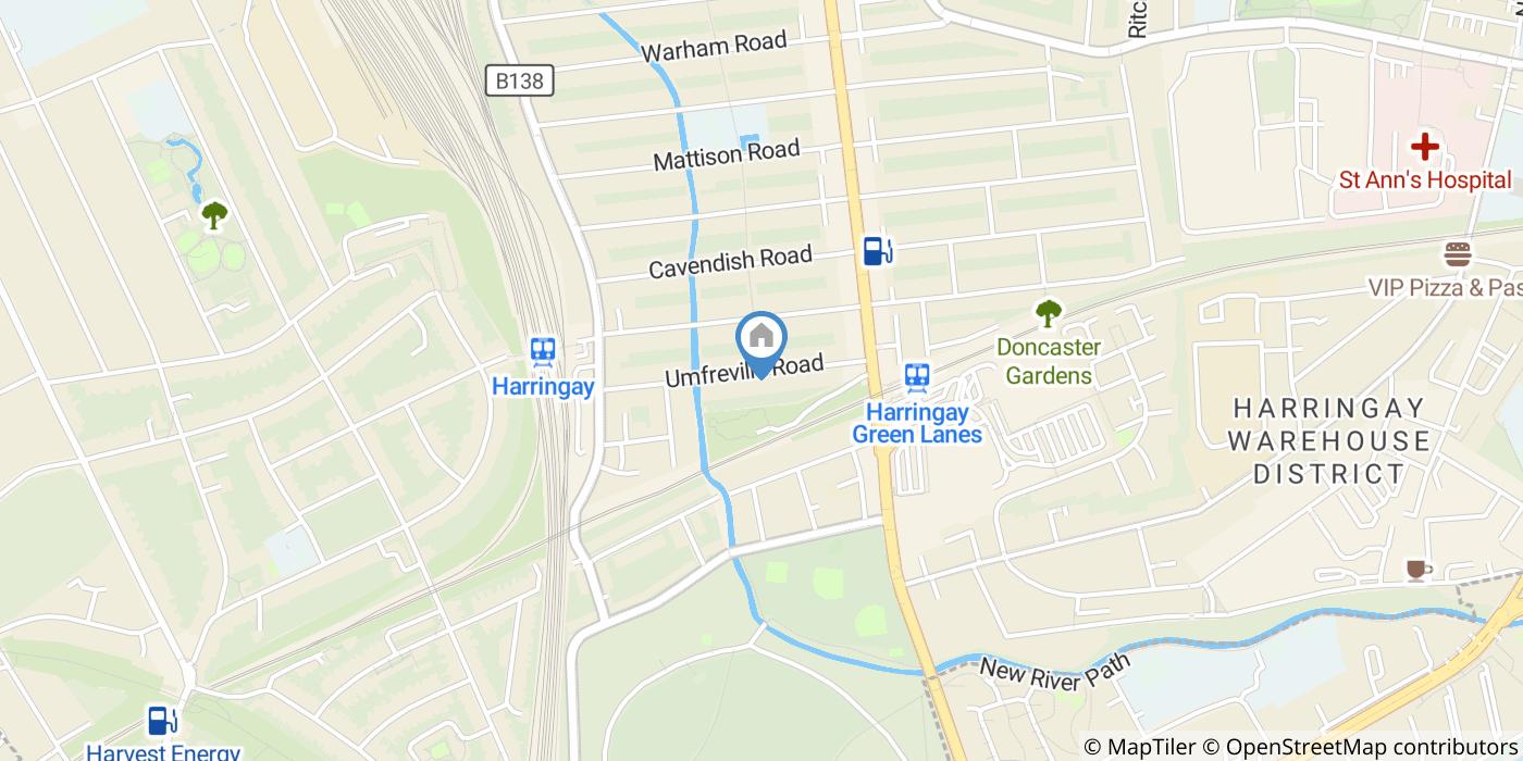 Room in a Shared House, Umfreville Road, N4