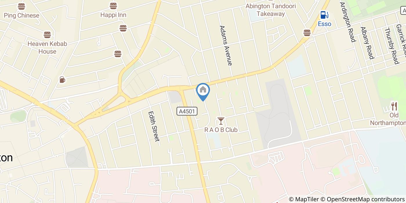 2 Bed End Terrace, Vernon Walk, NN1