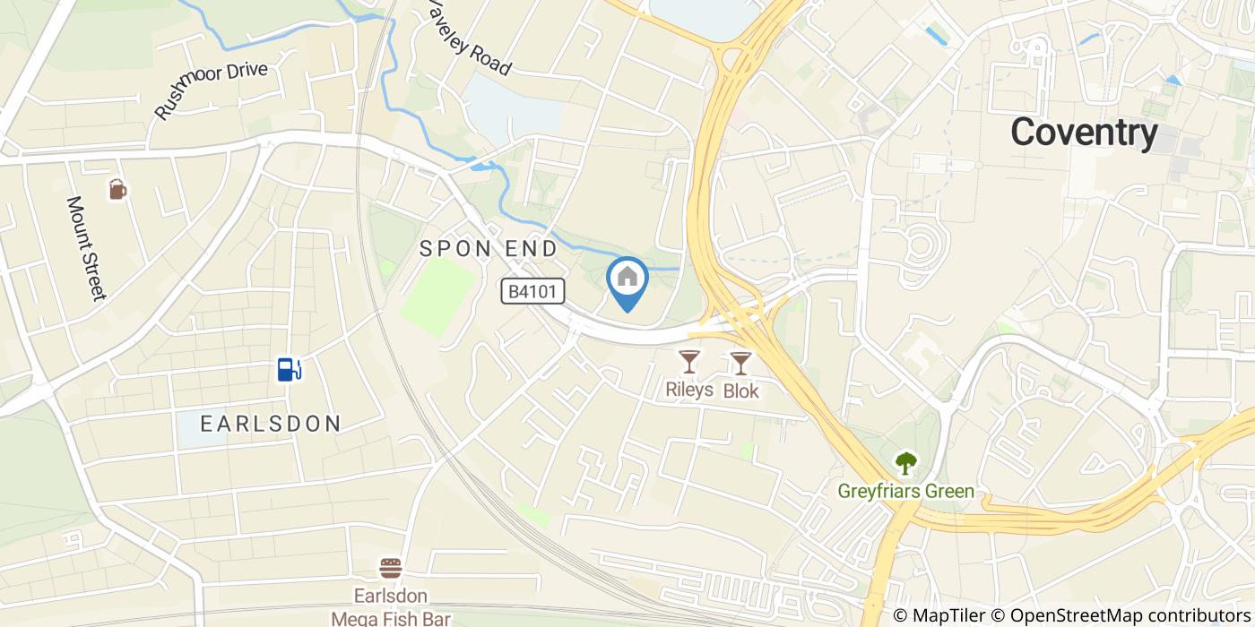 2 Bed Flat, Winslow House, CV1