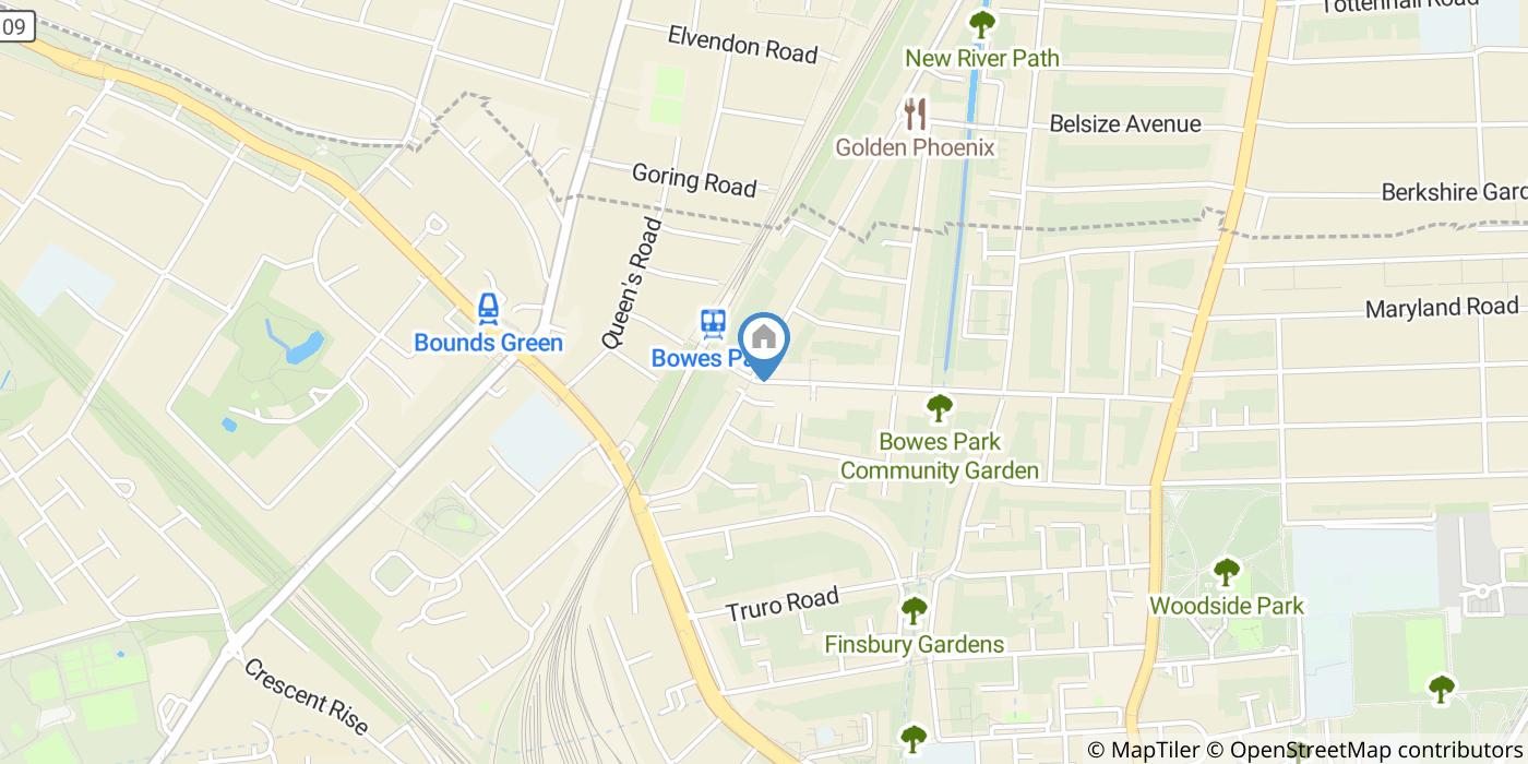 Studio Flat, Myddleton Road, N22