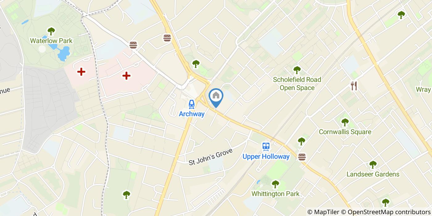 Studio Flat, Holloway Road, N19