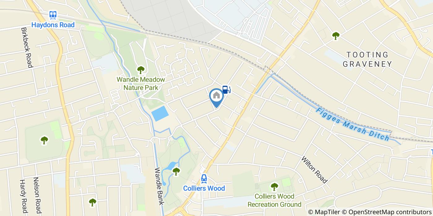 1 Bed End Terrace, Miller Road, SW19