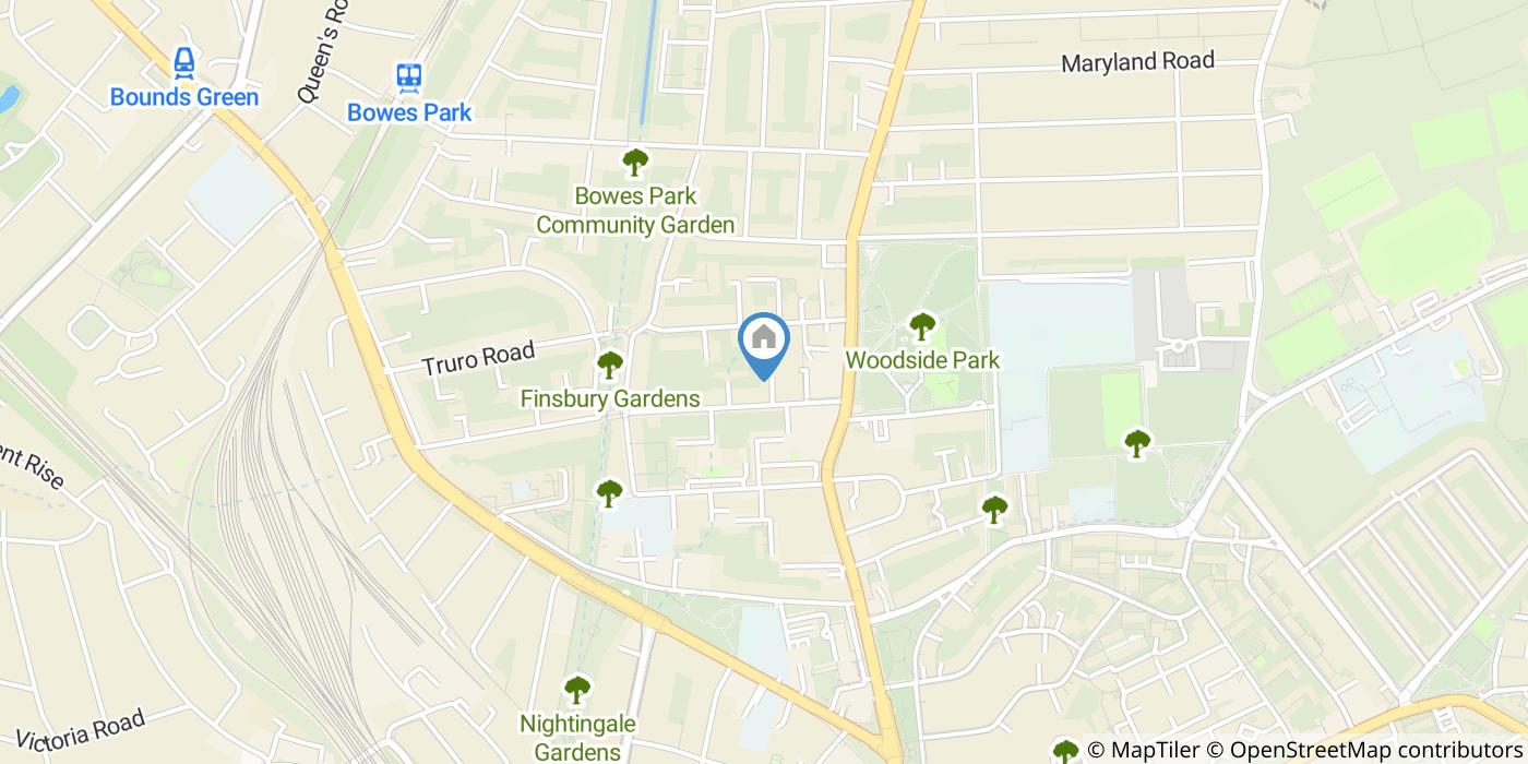 1 Bed Flat, Nightingale Road, N22