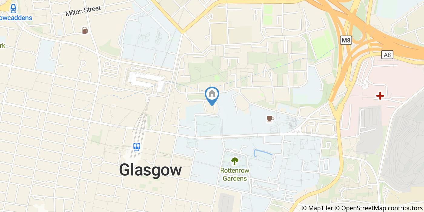 2 Bed Flat, Grafton Place, G1
