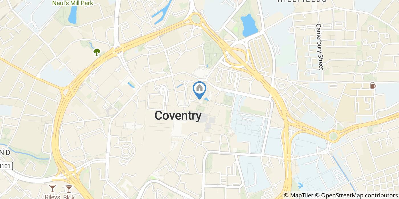 2 Bed Penthouse, The Ribbon Factory, CV1