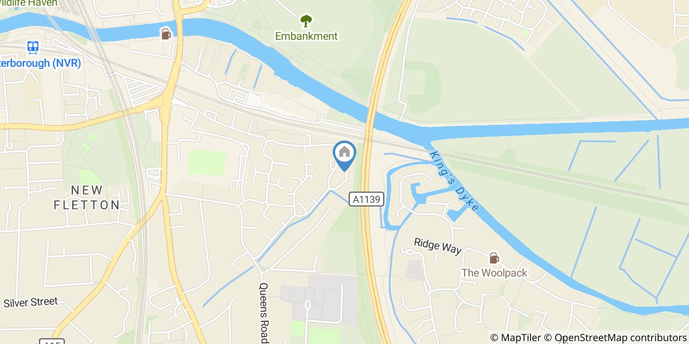 1 Bed Flat, Hadrians Court, PE2