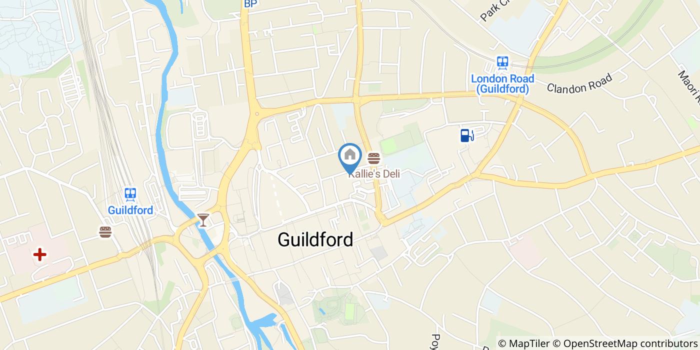 1 Bed Flat, Martyr Road, GU1