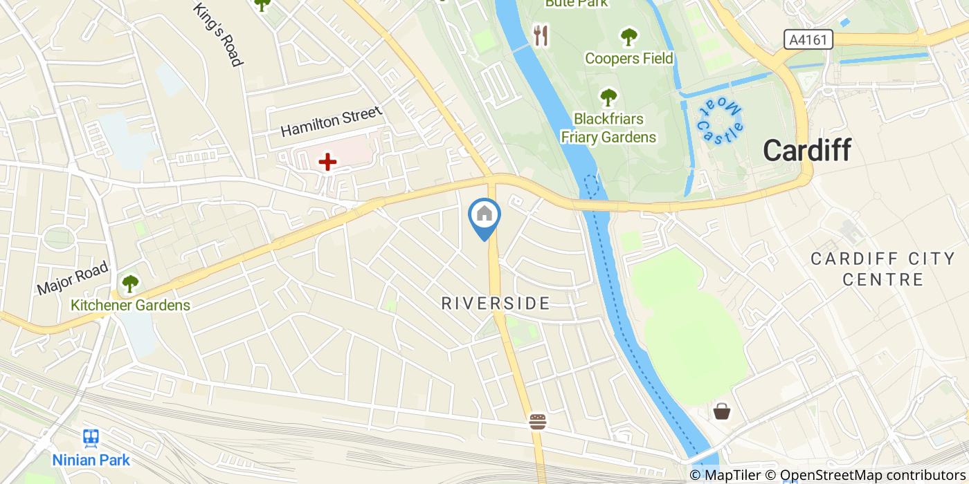 Studio Flat, Lower Cathedral Road, CF11