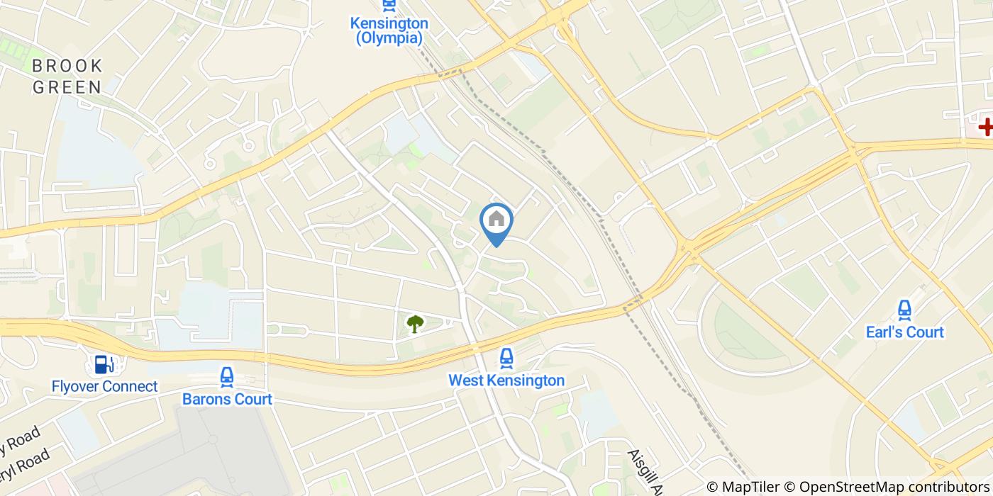 Studio Flat, Stanwick Road, W14