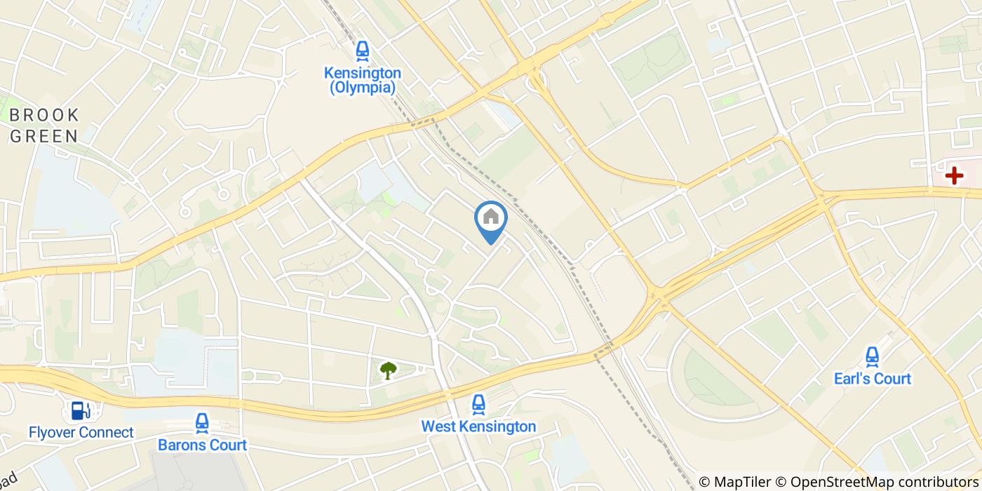 Room in a Shared House, Matheson Road, W14