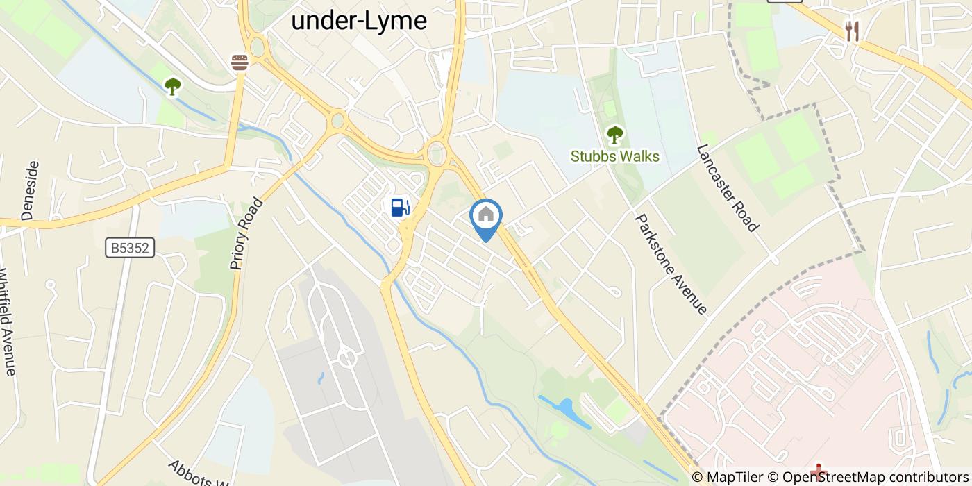 Room in a Shared House, Stubbs Gate, ST5