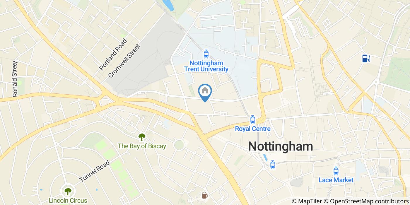 3 Bed Flat, Hanley House, NG1