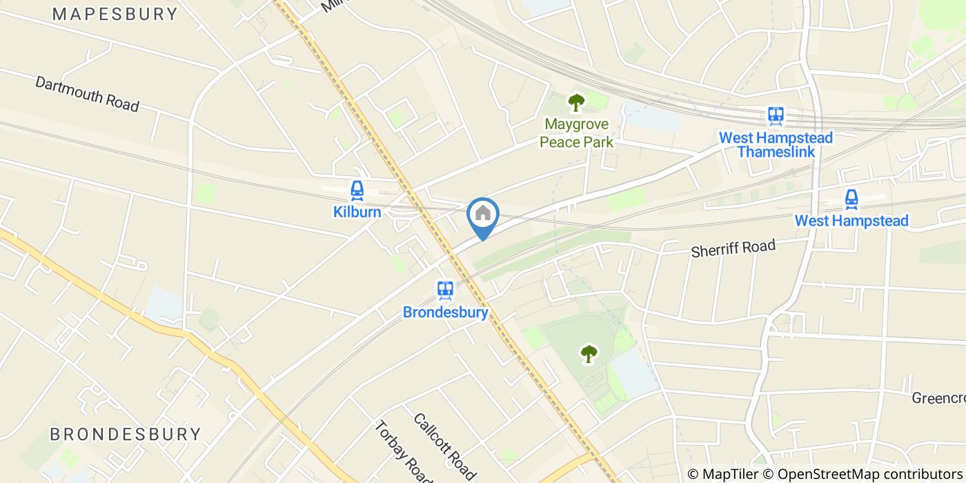 Studio Flat, Iverson Road, NW6