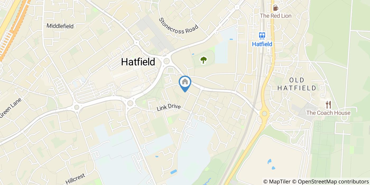 1 Bed Terraced House, Goldings Crescent, AL10