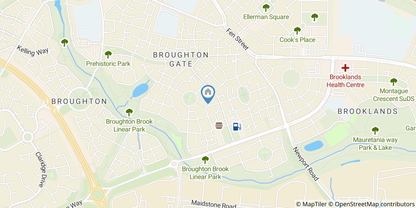 2 Bed Terraced House, Eaton Hall Crescent, MK10