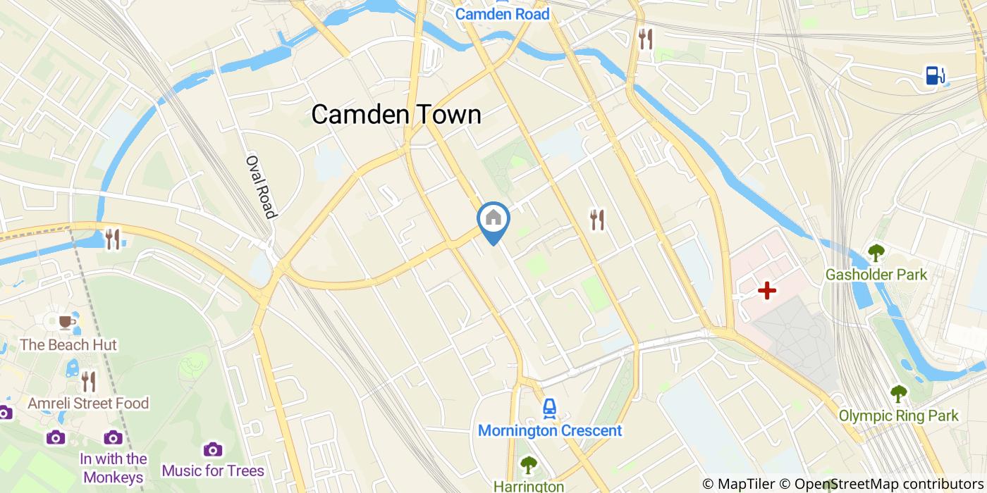 Room in a Shared House, Bayham Street, NW1